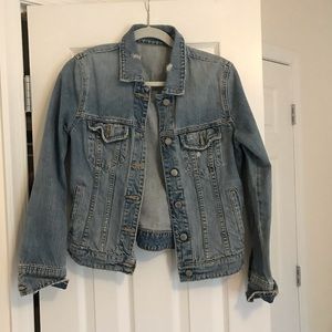 J. Crew distressed jean jacket